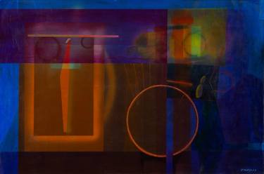 Original Contemporary Abstract Painting by Sebastian Farah Modern Art