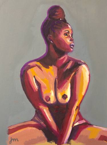 Original Figurative Nude Paintings by Javier Margad