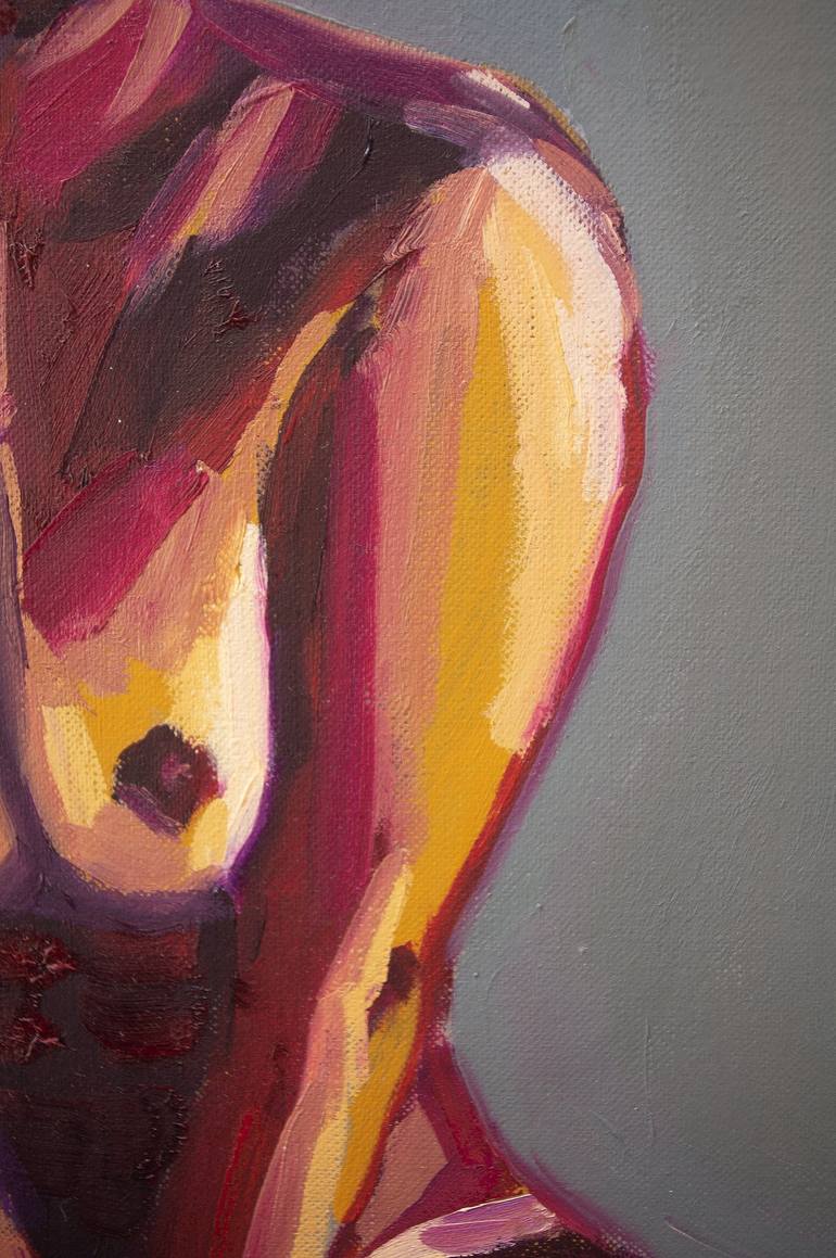 Original Contemporary Nude Painting by Javier Margad