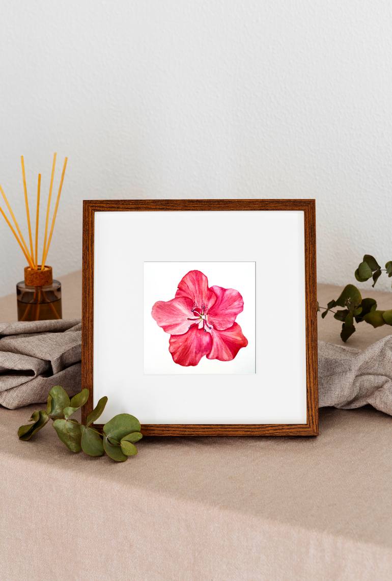 Original Figurative Floral Painting by Maryna Pohorielko