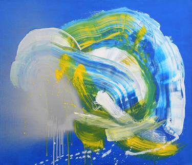 Original Abstract Water Paintings by Eliana Sá