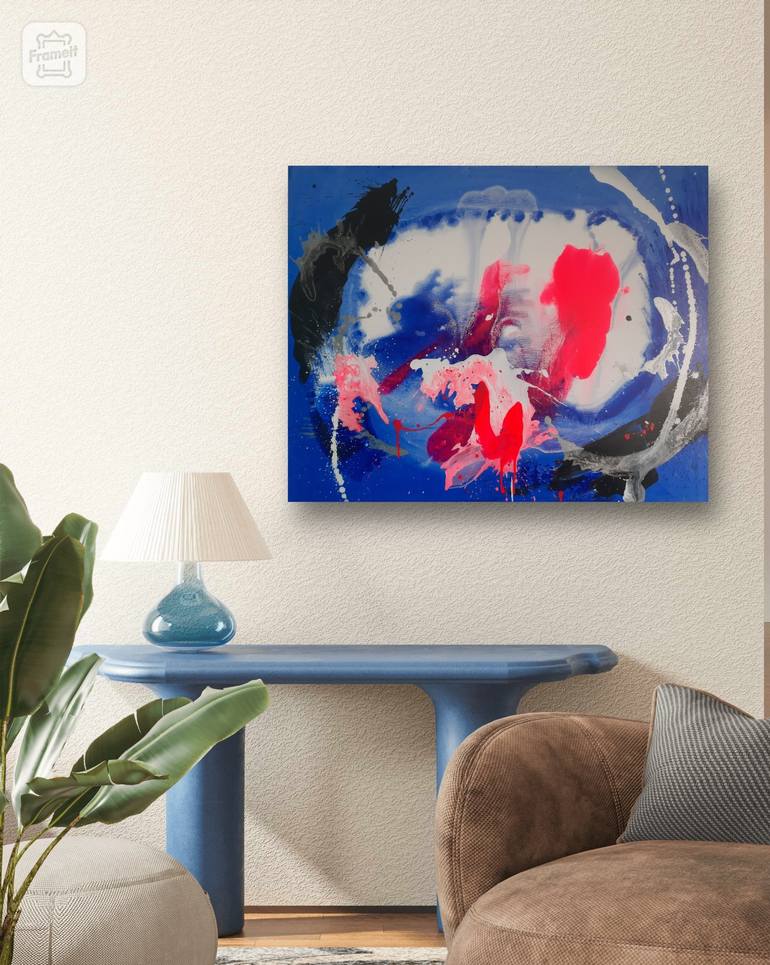 Original Abstract Expressionism Abstract Painting by Eliana Sá