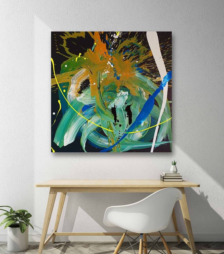 Original Abstract Nature Painting by Eliana Sá