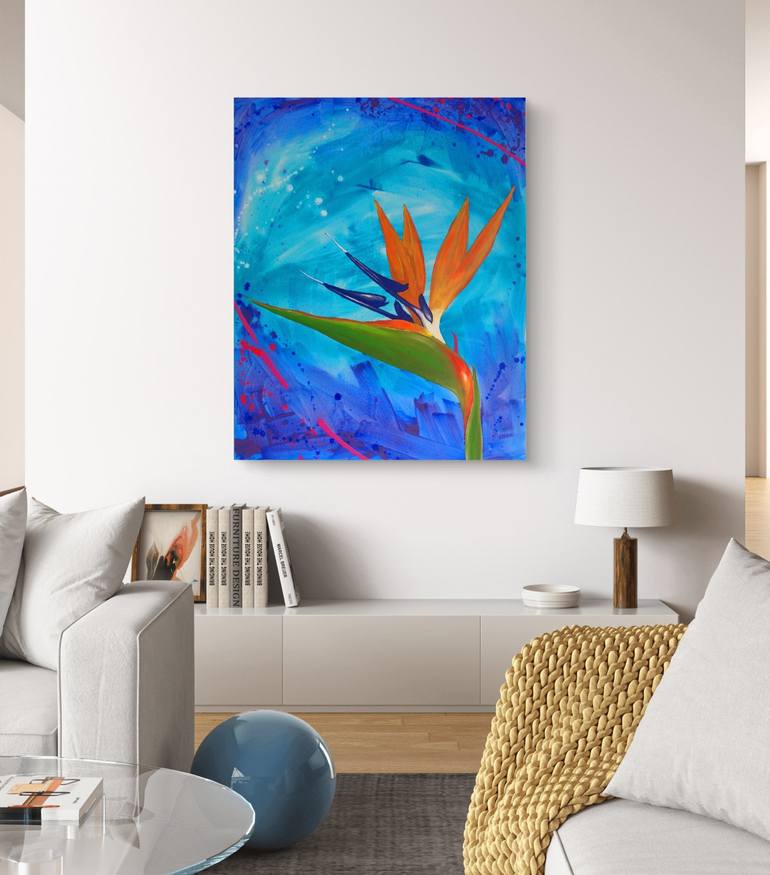 Original Figurative Floral Painting by Eliana Sá