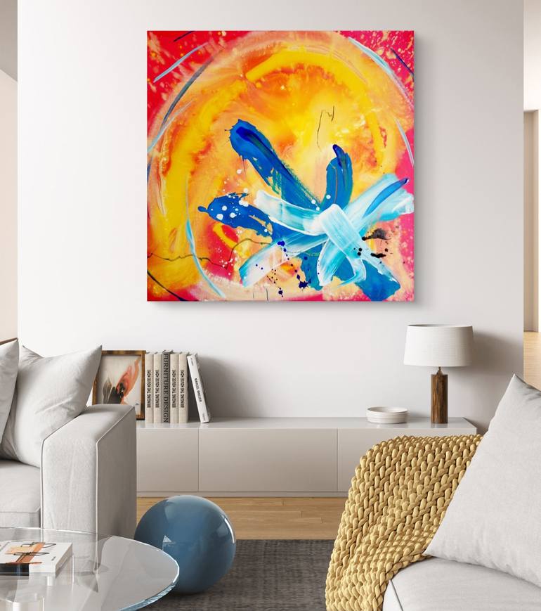 Original Abstract Expressionism Abstract Painting by Eliana Sá