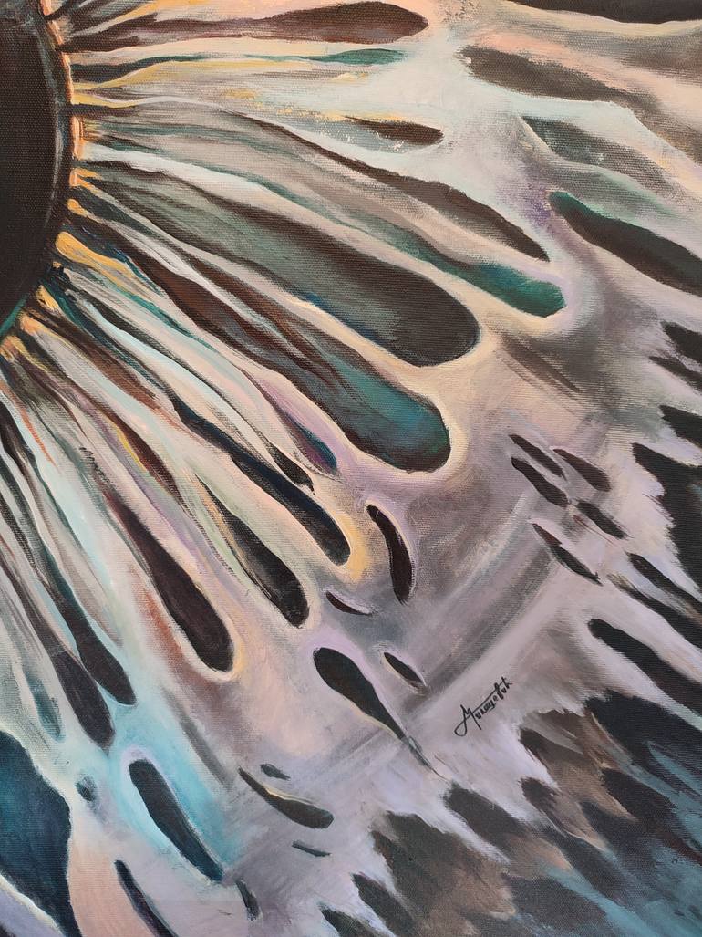 Original Abstract Expressionism Abstract Painting by AnđEla MilošEvić