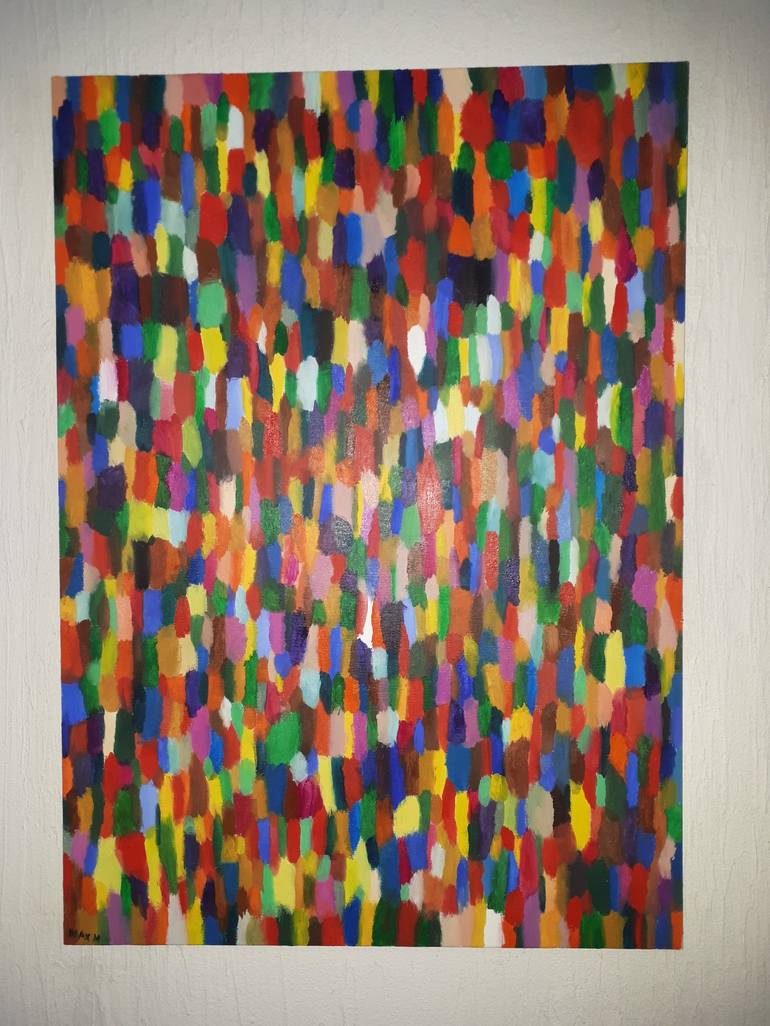 Original Abstract Painting by Max Mendel Medeiros de Macedo