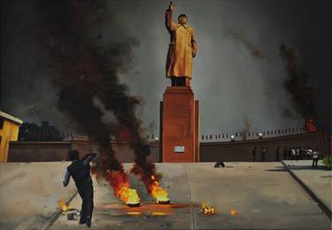 Original Politics Paintings by Hongsheng Xie