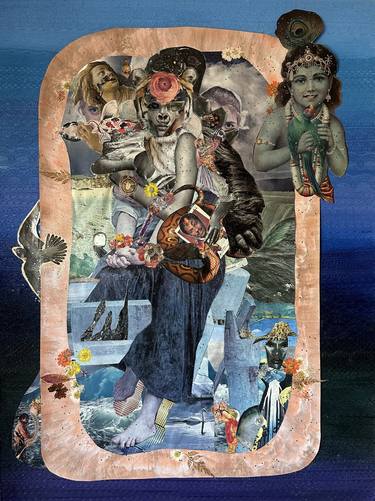 Print of Surrealism Abstract Collage by Shela Muya