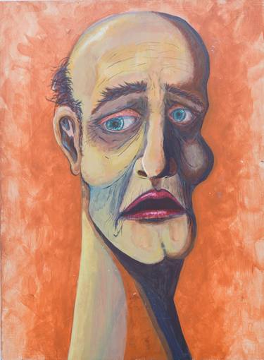 Original Expressionism Portrait Paintings by Jean Lozano