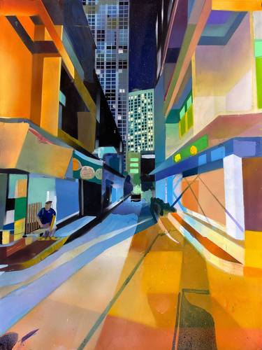 Original Cities Paintings by Jonathan Butterick