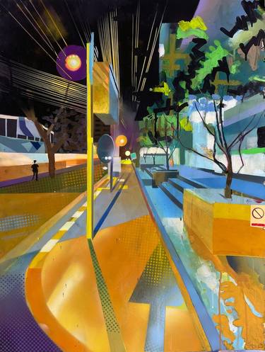 Print of Street Art Cities Paintings by Jonathan Butterick