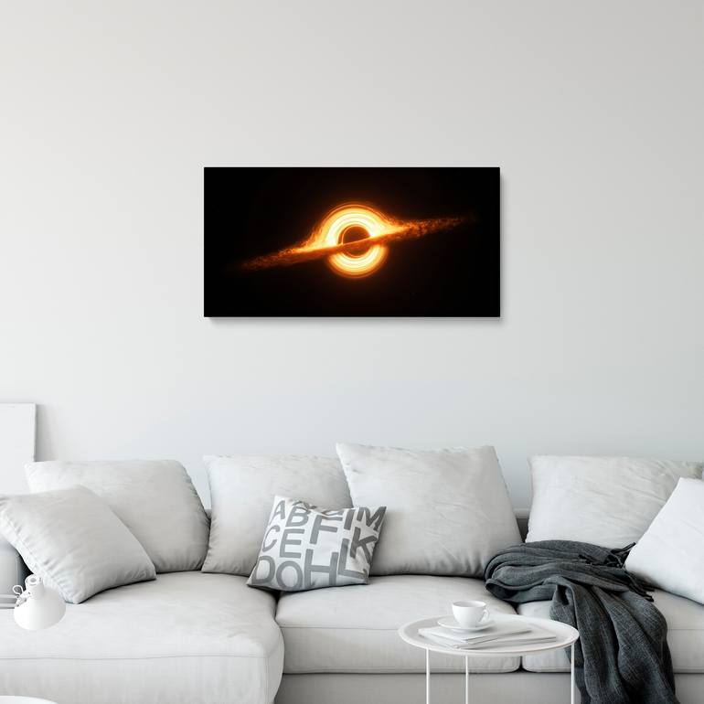 Original Surrealism Outer Space Digital by Ika Abuladze