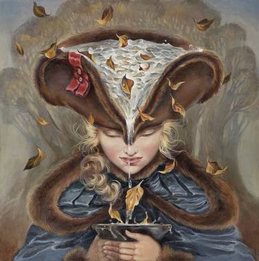 Original Realism Women Painting by Alexandra Miller