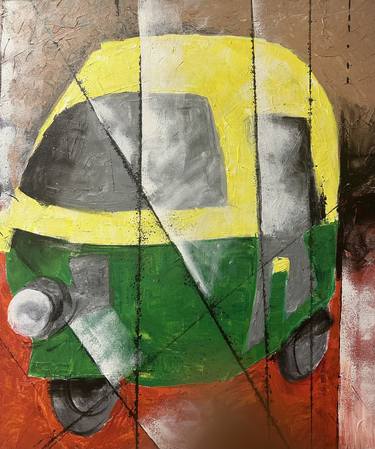 Original Abstract Automobile Paintings by Dimple Lakhani