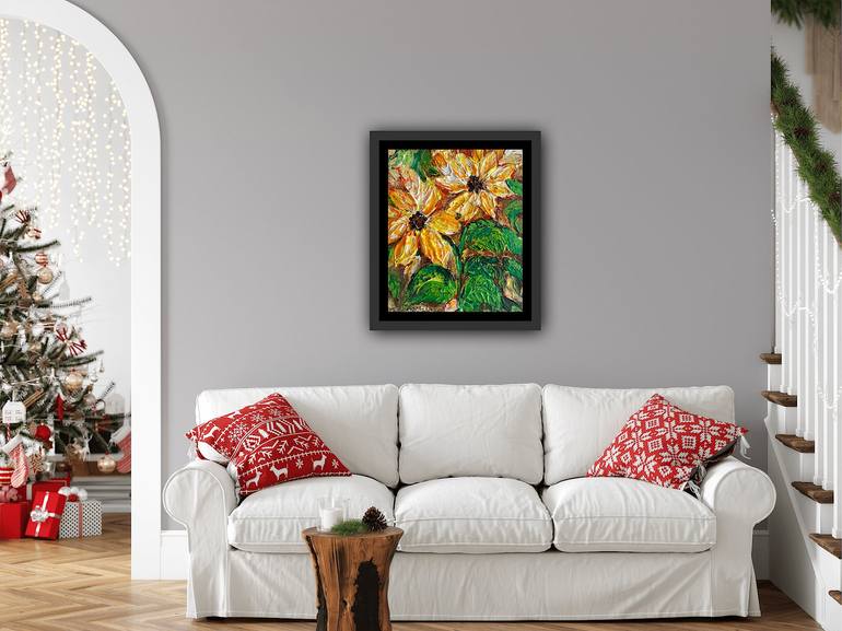 Original Conceptual Floral Painting by Dimple Lakhani