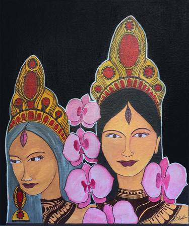 Original World Culture Paintings by Dhananjali Rathnayake