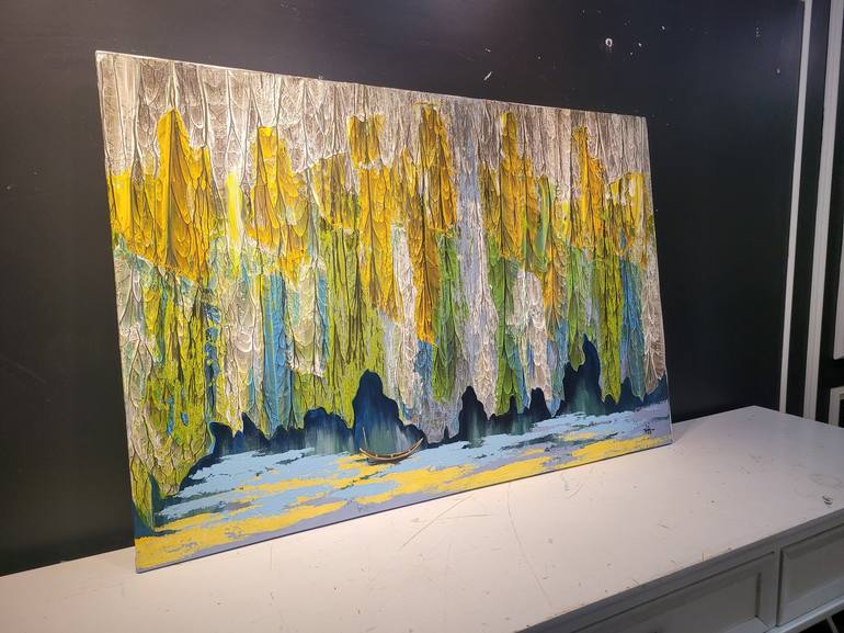 Original Abstract Painting by nguyen viet lam