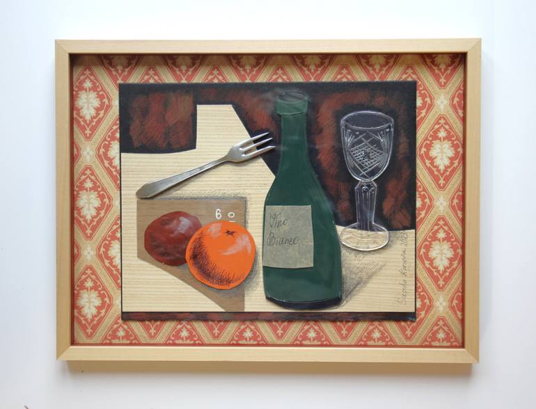 Original Abstract Food & Drink Collage by Aleksandra Koneva