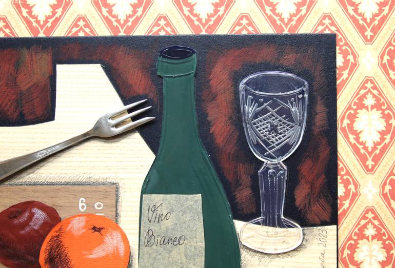Original Abstract Food & Drink Collage by Aleksandra Koneva
