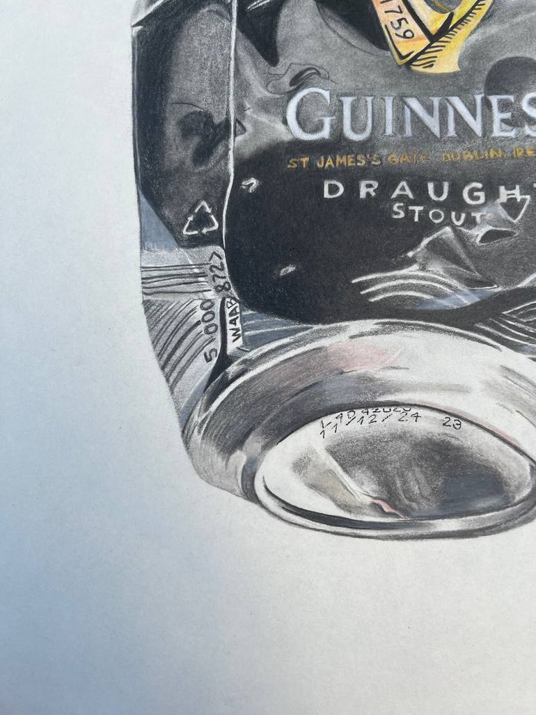 Original Black & White Food & Drink Drawing by Merybperez  