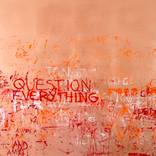 Graffiti de luxe copper Question Everything by Anna Zuber