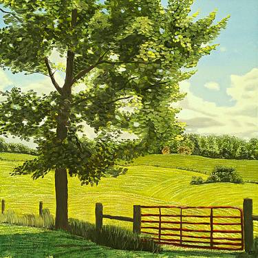 Original Photorealism Landscape Paintings by Joseph Miller