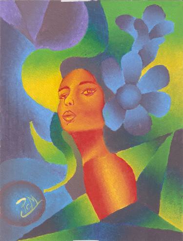 Print of Figurative Women Paintings by Paulo Mendoza