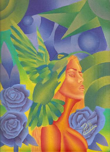 Print of Women Paintings by Paulo Mendoza