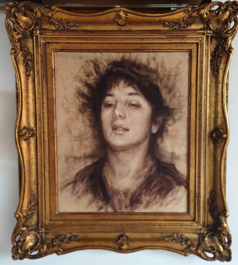 Original Portrait Painting by Sabina Milani
