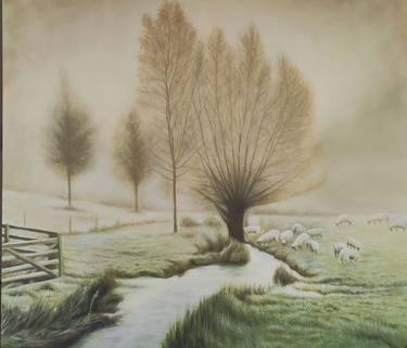 Landscape with Sheeps thumb