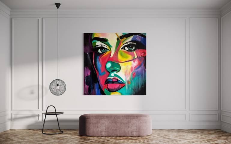 Original Art Deco Abstract Painting by Melisså Brincåt