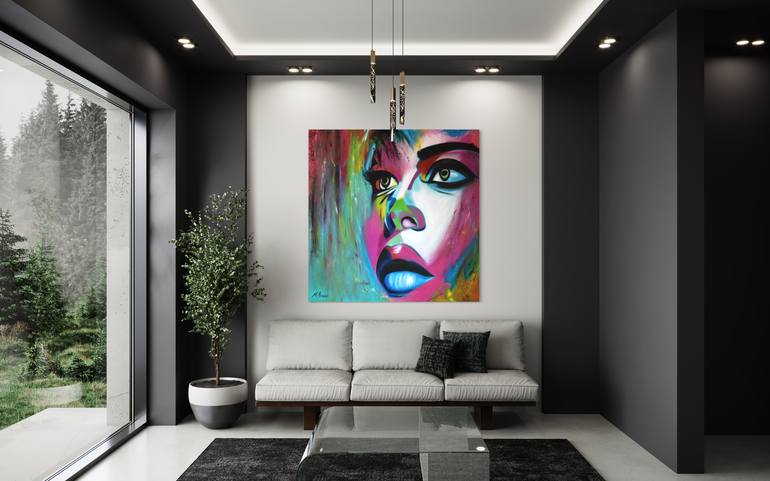 Original Abstract Expressionism Abstract Painting by Melisså Brincåt