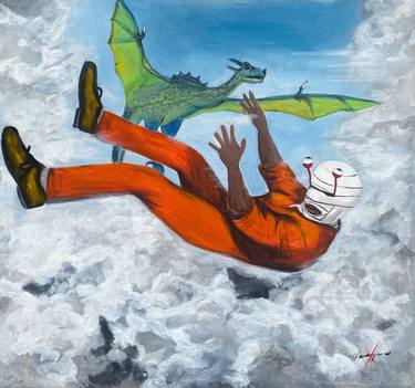 Original Conceptual Fantasy Mixed Media by Cyril Emmanuel