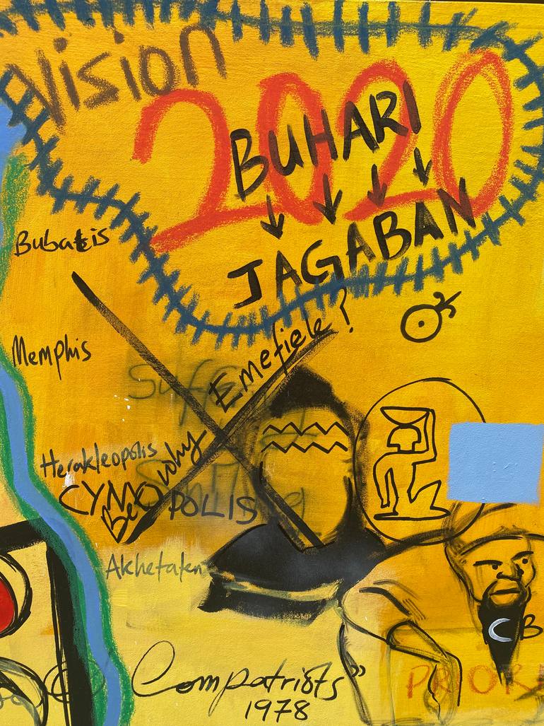 Original Other Abstract Mixed Media by Cyril Emmanuel