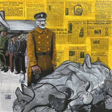 Original Conceptual Cities Mixed Media by Cyril Emmanuel