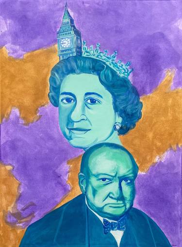 Original Conceptual Politics Mixed Media by Cyril Emmanuel