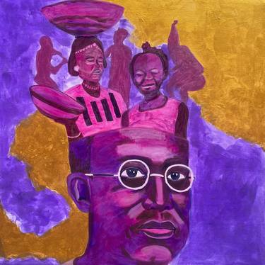 Original Conceptual Politics Mixed Media by Cyril Emmanuel