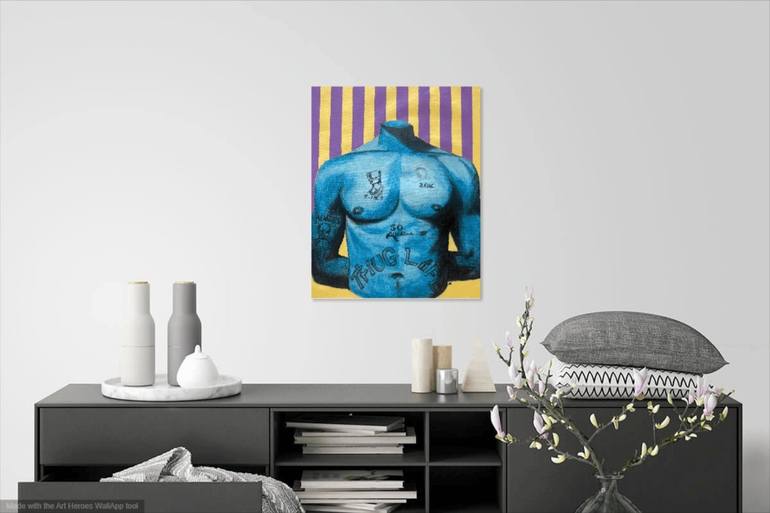 Original Figurative Body Painting by Cyril Emmanuel