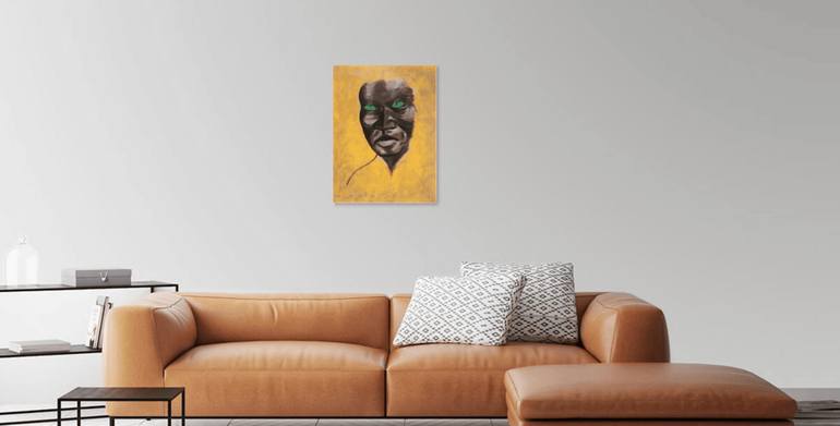 Original Portraiture Religion Painting by Cyril Emmanuel