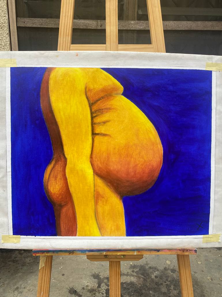 Original Neoclassicism Nude Painting by Cyril Emmanuel