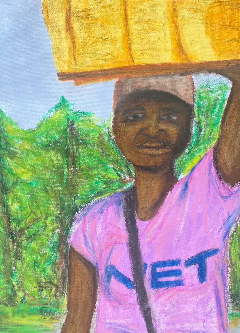 Original Classicism Rural Life Painting by Cyril Emmanuel