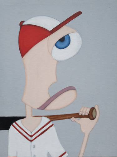 Original Conceptual Sports Painting by Maria Lica