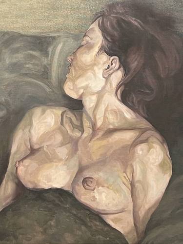 Original Nude Painting by Estefania Sol Pocovi