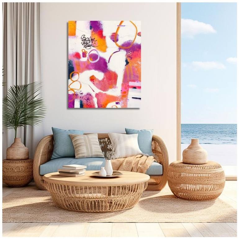 Original Abstract Painting by Isa Dor