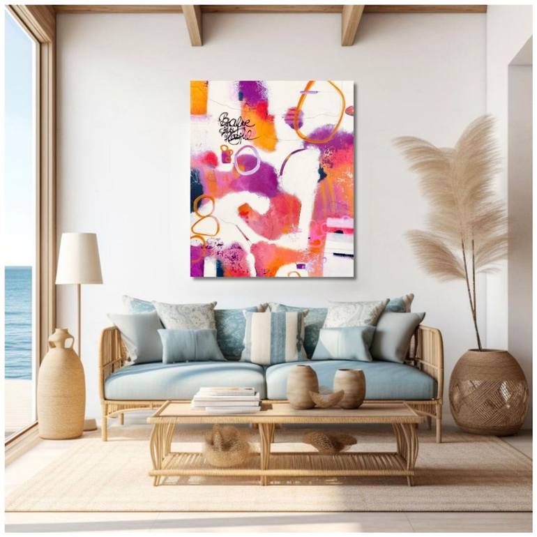 Original Abstract Painting by Isa Dor