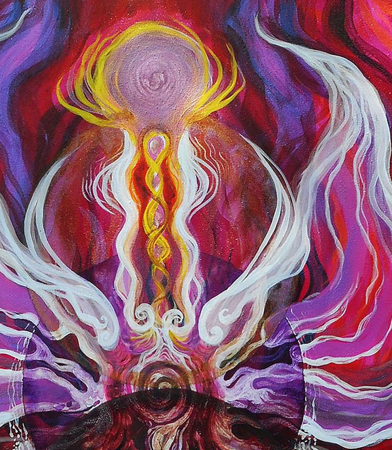 Original Abstract Expressionism Women Painting by Mihaela-Marija LukačEvić
