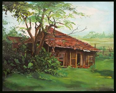 Print of Fine Art Architecture Paintings by chandrashekhar aher