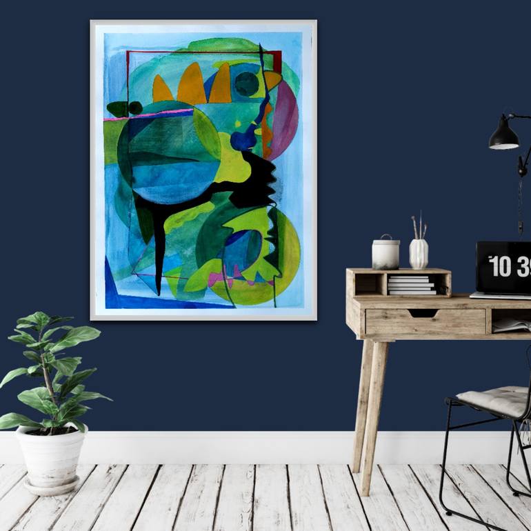 Original Abstract Painting by Arty Chrissy Guest
