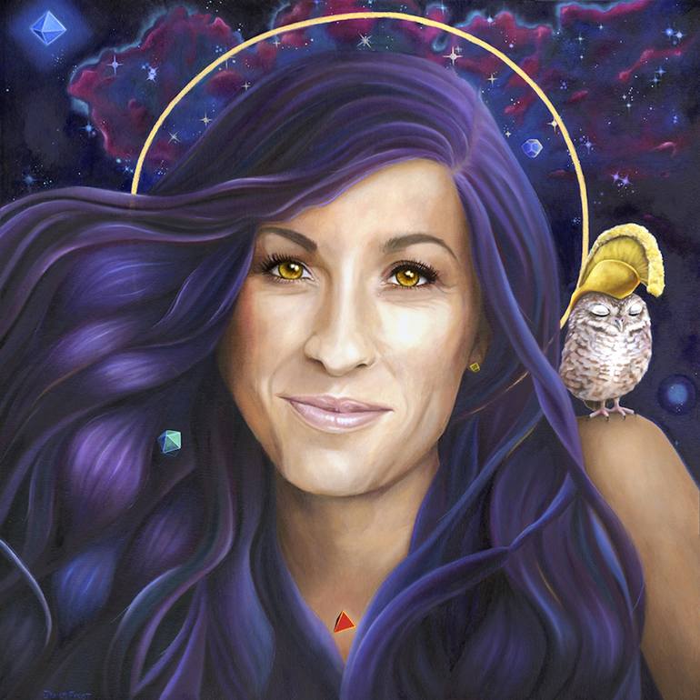 Print of Fine Art Celebrity Paintings by James Frost